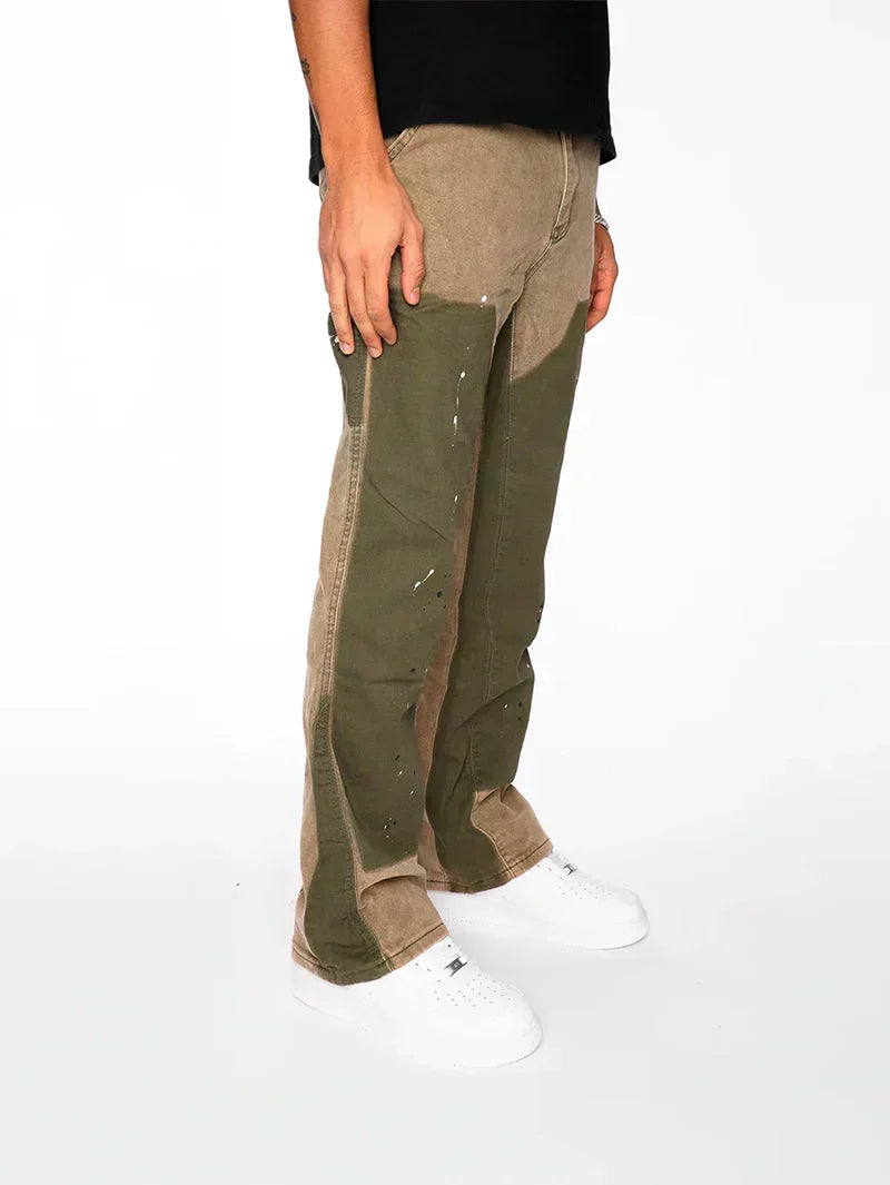 Flare Jeans Brown Front – 212444