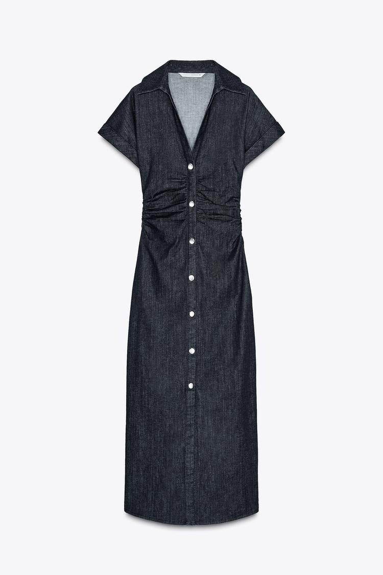 Z1975 MID-LENGTH DENIM DRESS