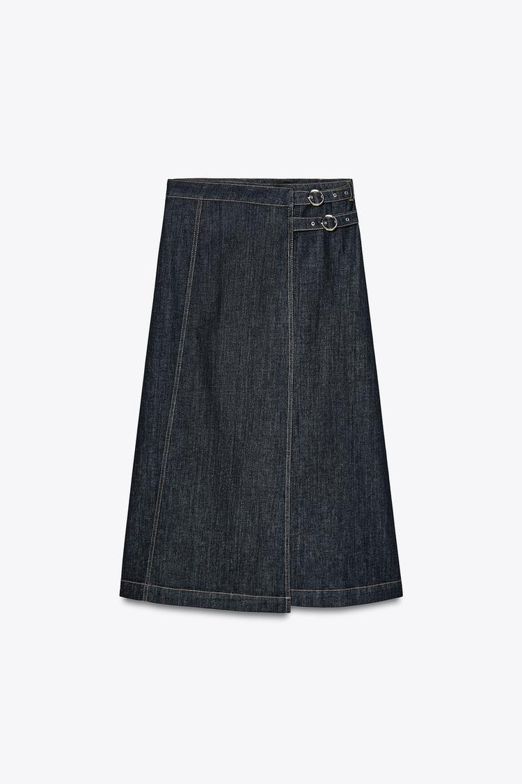 Z1975 CROSSED DENIM SKIRT
