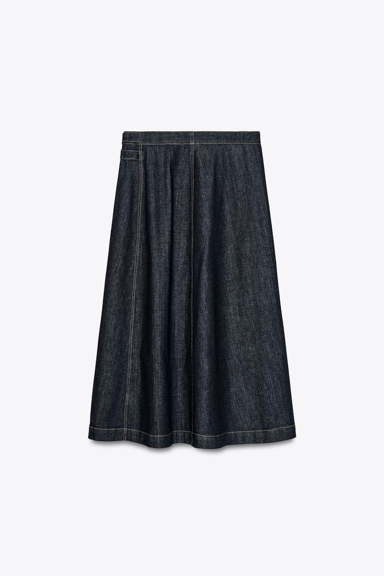 Z1975 CROSSED DENIM SKIRT