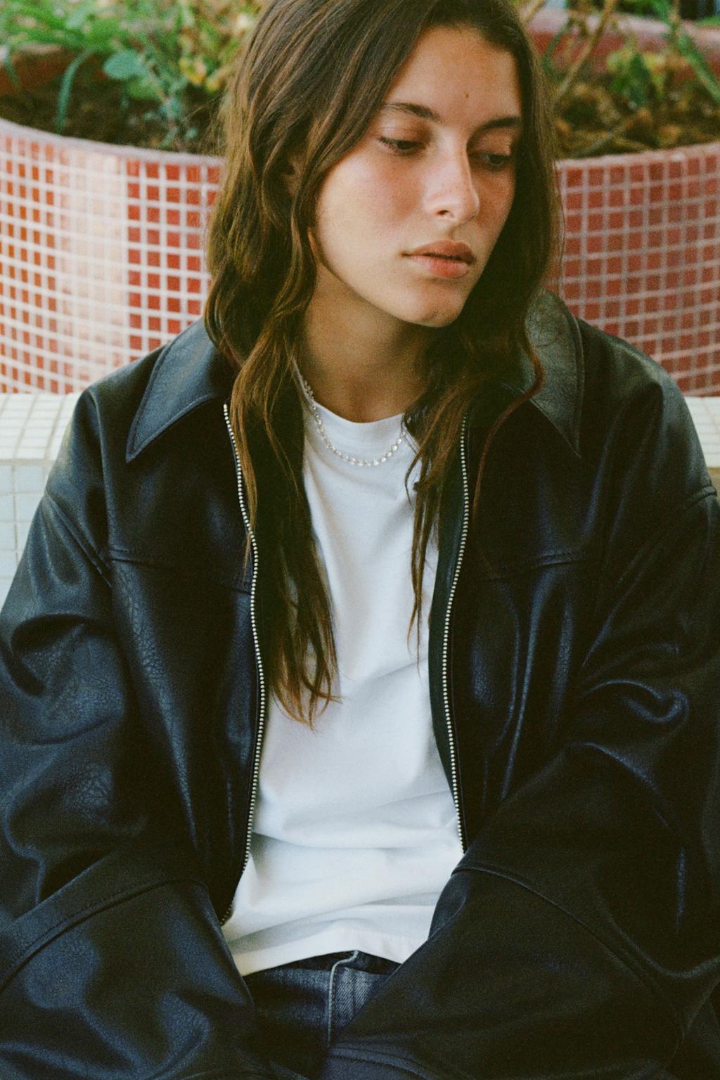 SYNTHETIC AVIATOR JACKET