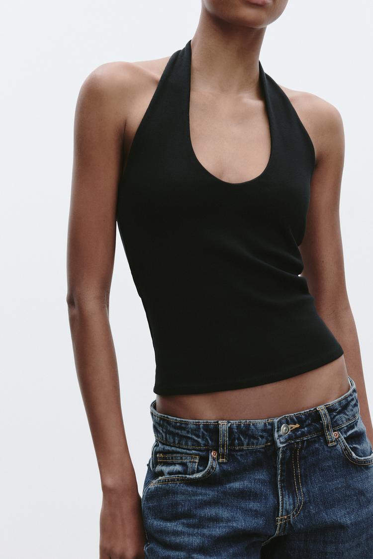 HALTERNECK TANK TOP