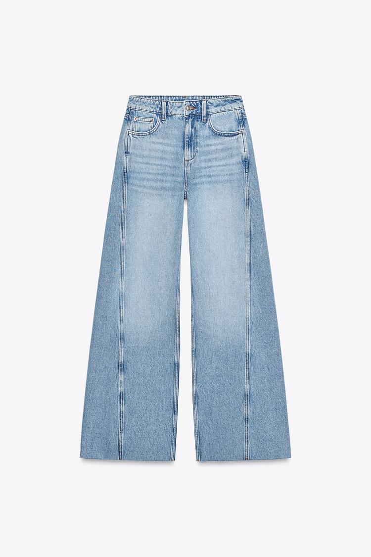Z1975 JEANS WIDE LEG REGULAR WAIST CUT-OFF