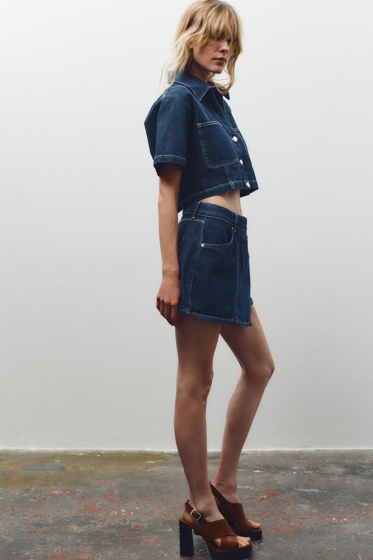 Z1975 DENIM CULOTTE SKIRT