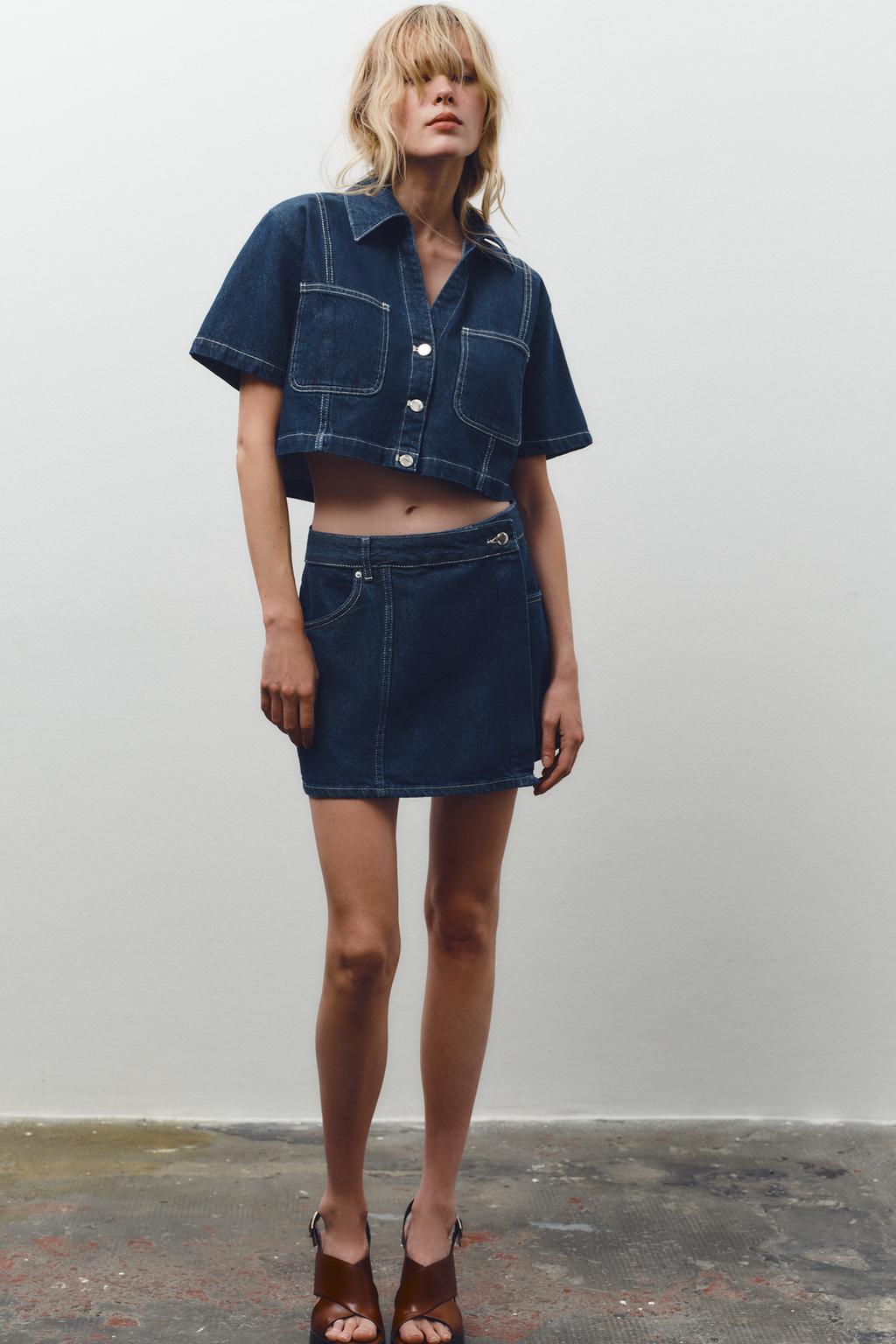 Z1975 DENIM CULOTTE SKIRT