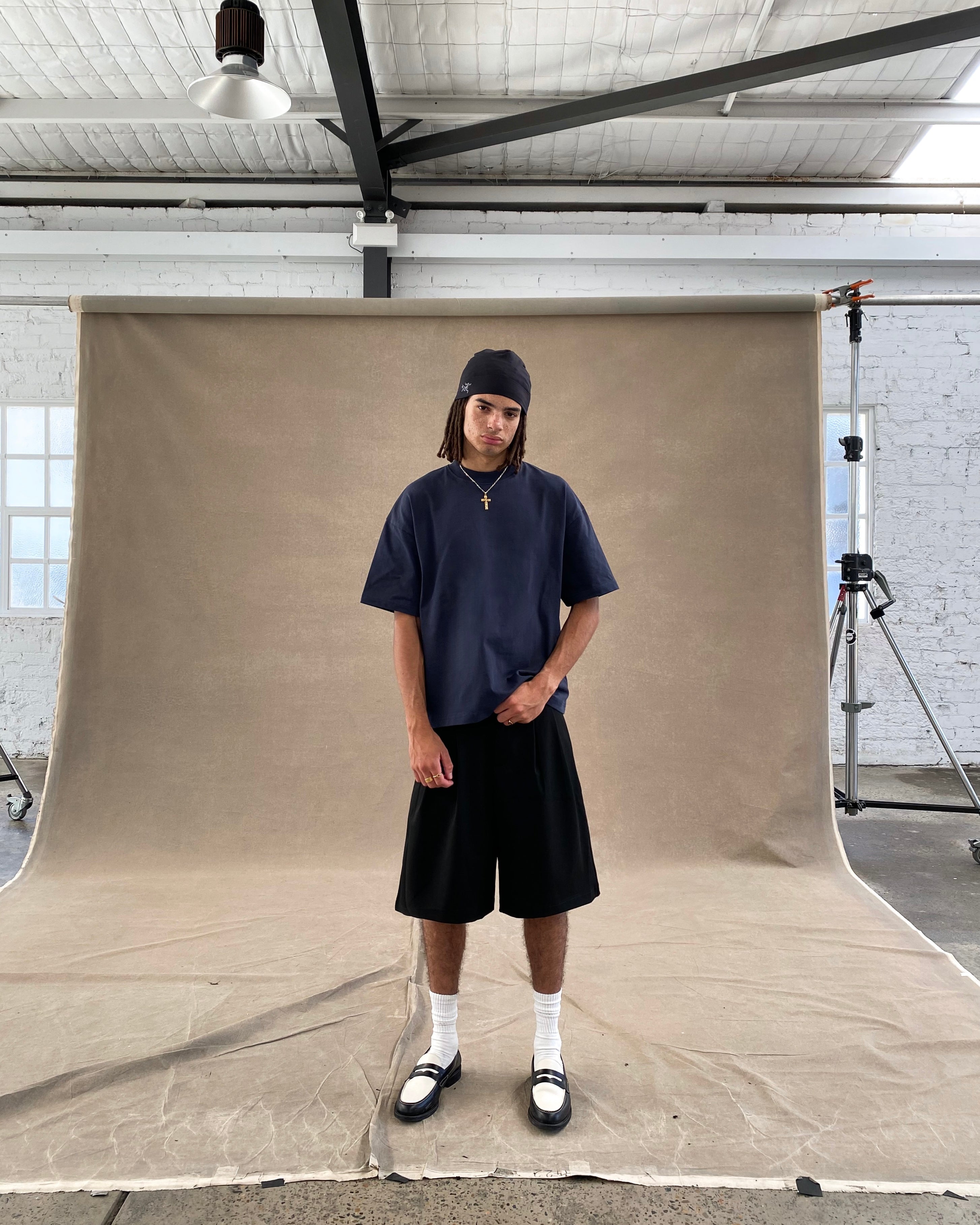 SIGNATURE BLANK T-SHIRT – NAVY BLUE