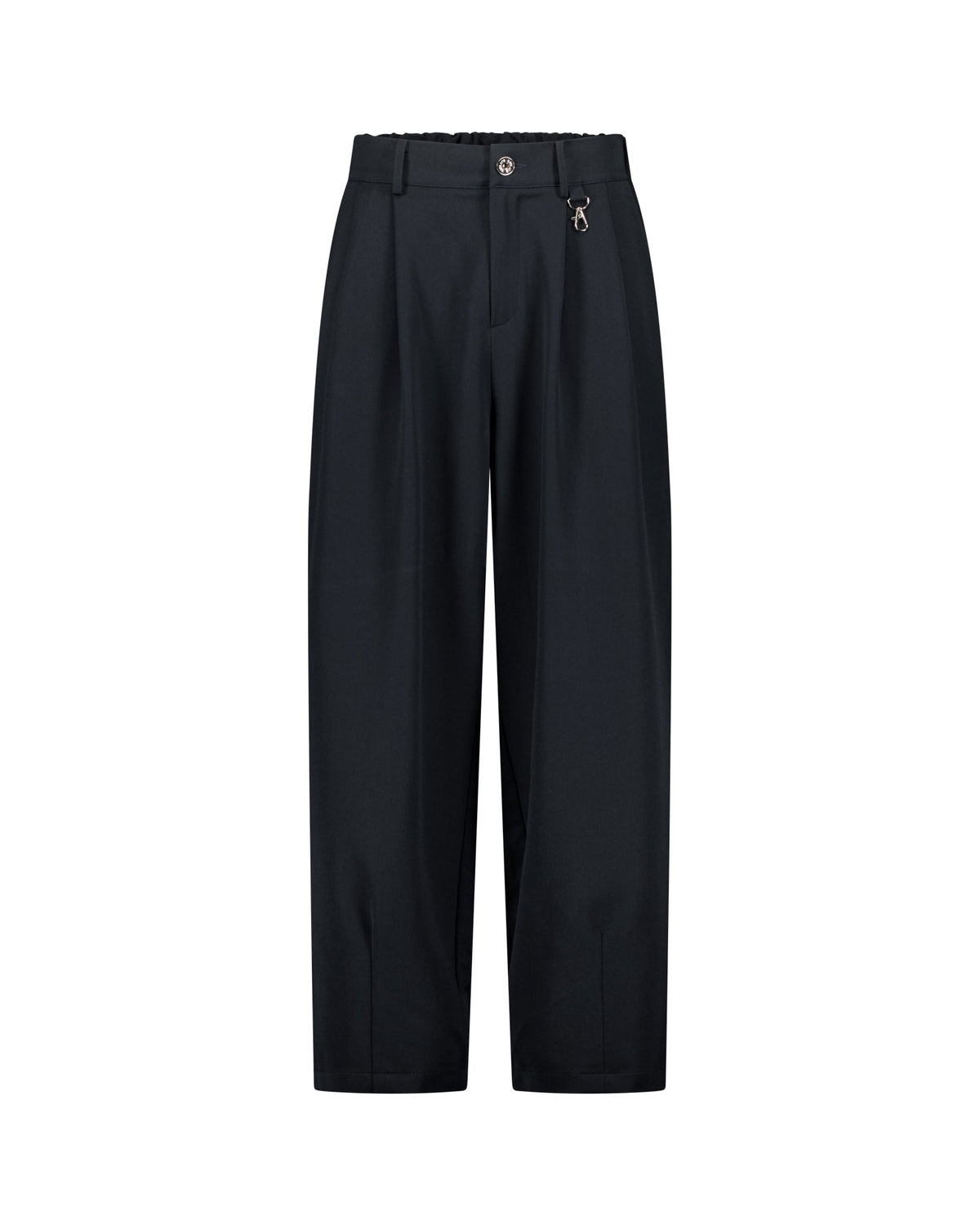 PLEATED PANTS – NAVY BLUE