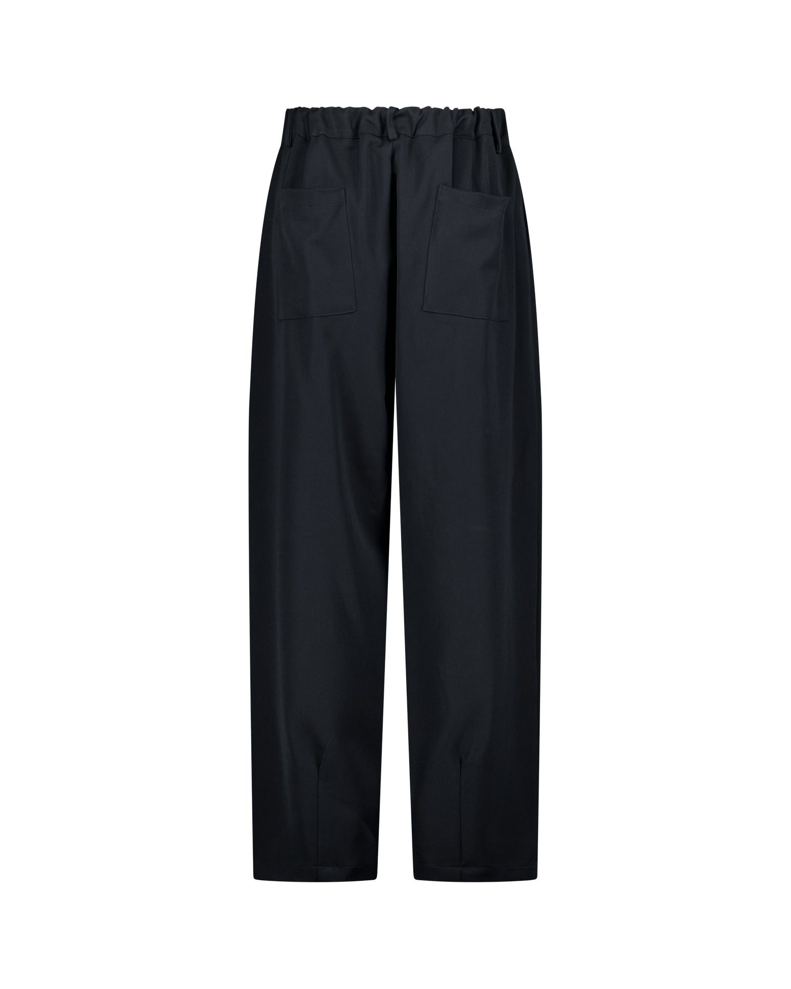 PLEATED PANTS – NAVY BLUE