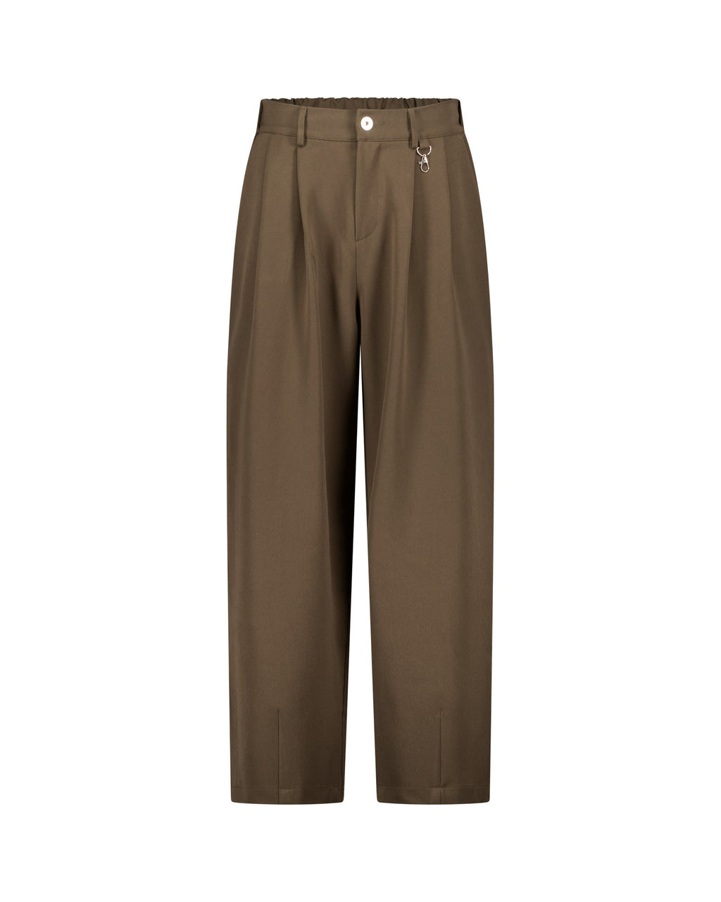 PLEATED PANTS – BROWN
