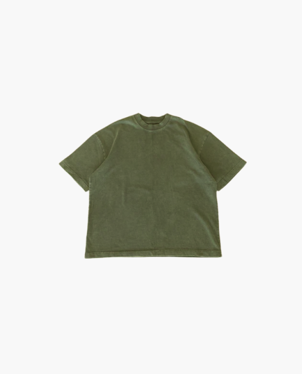 SIGNATURE BLANK T-SHIRT – MILITARY GREEN