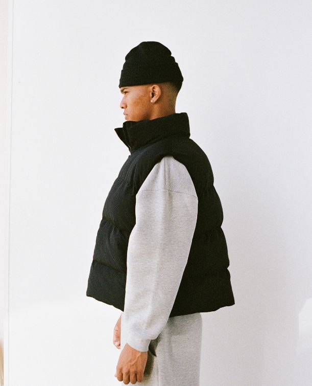 PUFFER VEST – BLACK