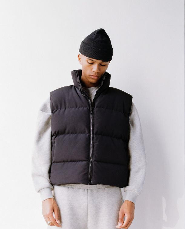 PUFFER VEST – BLACK