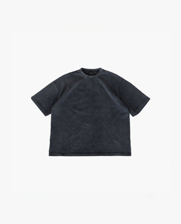 SIGNATURE BLANK T-SHIRT – FADED BLACK