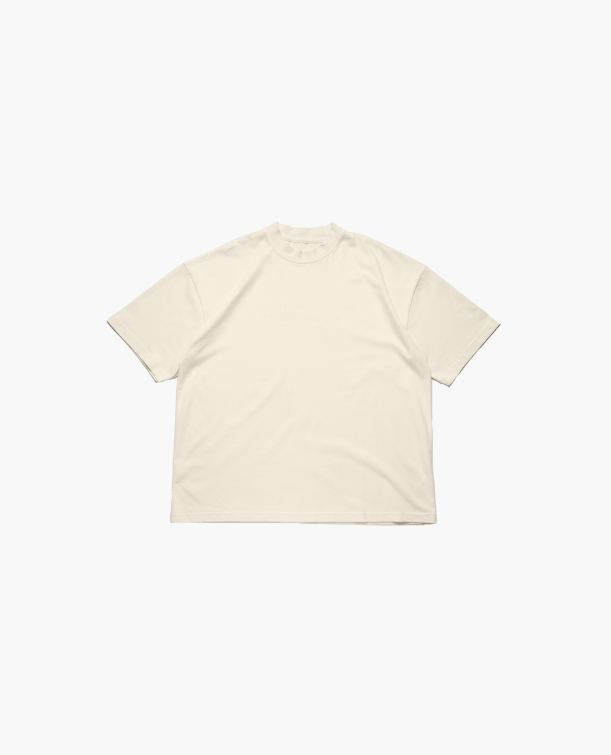 SIGNATURE BLANK T-SHIRT – LIGHT SAND