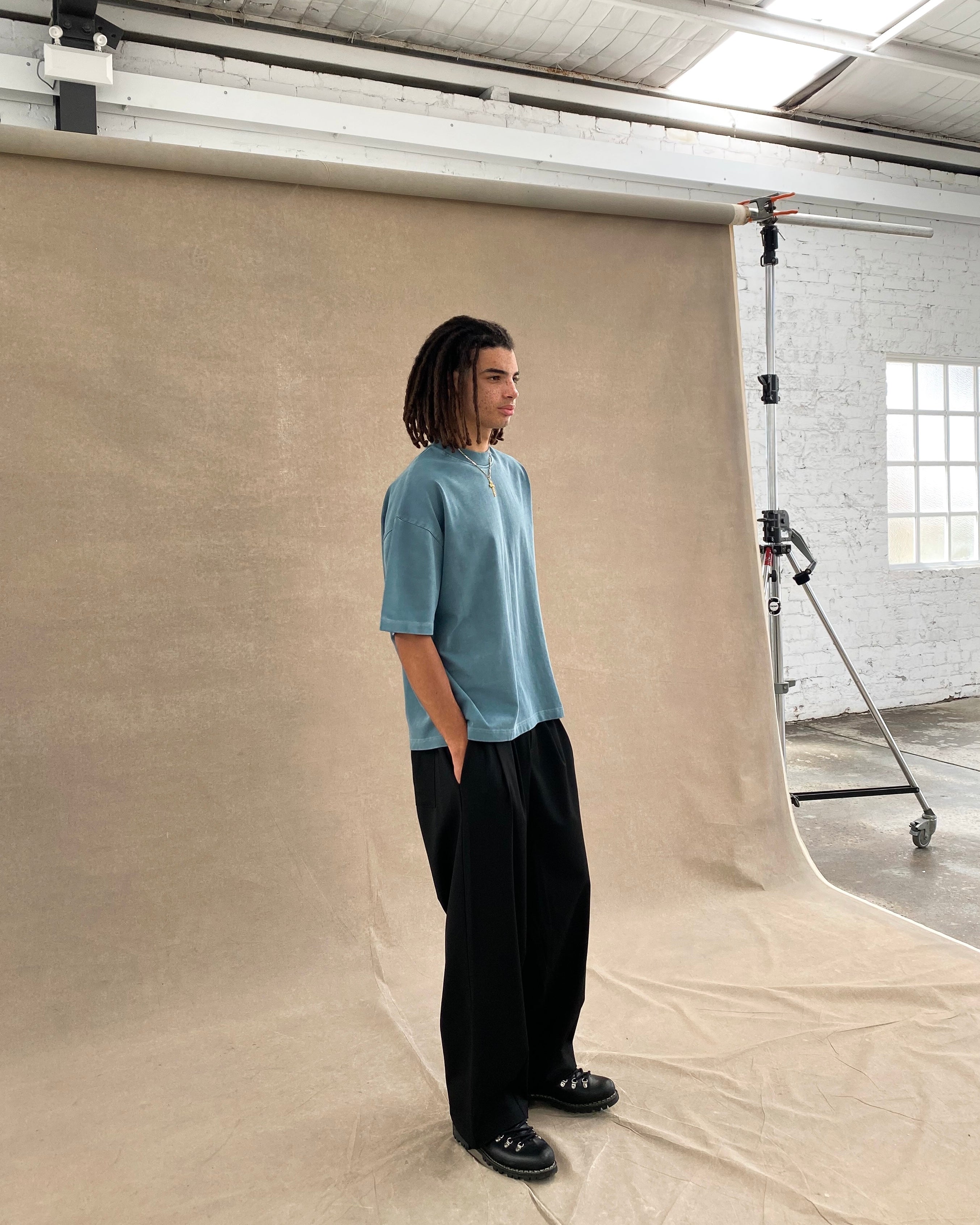 SIGNATURE BLANK T-SHIRT – FADED GREEN