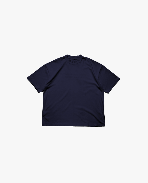 SIGNATURE BLANK T-SHIRT – NAVY BLUE
