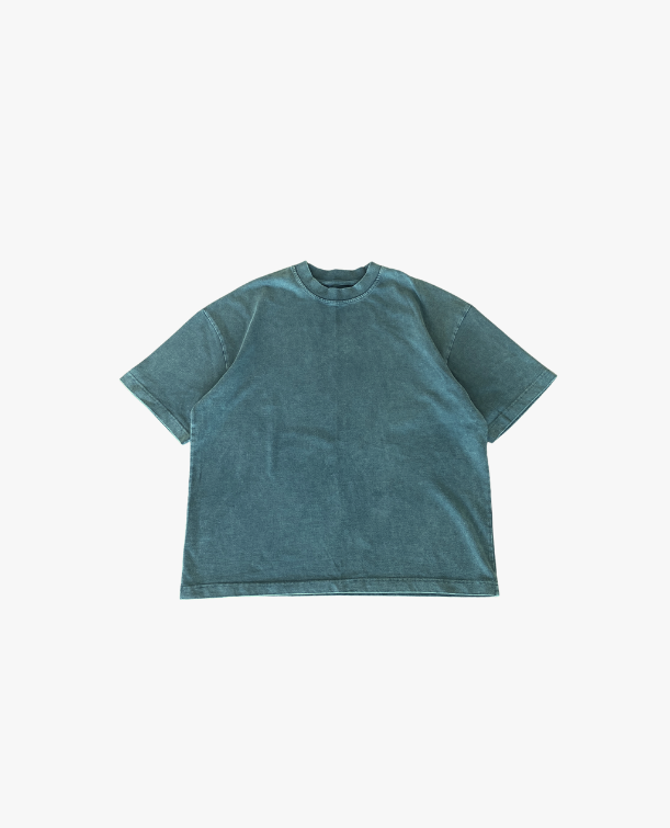 SIGNATURE BLANK T-SHIRT – FADED GREEN
