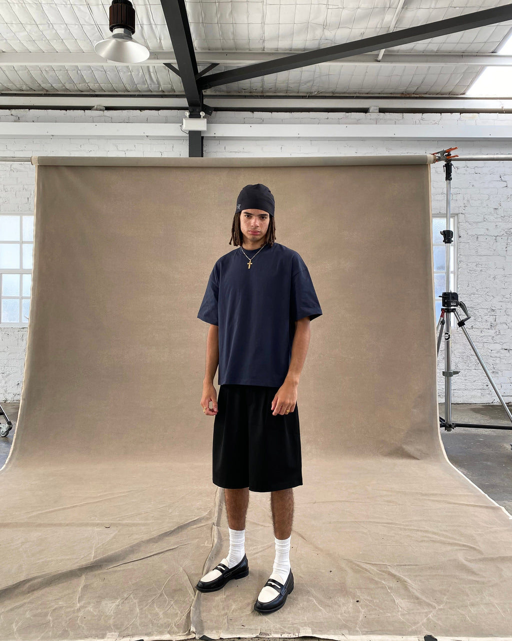SIGNATURE BLANK T-SHIRT – NAVY BLUE