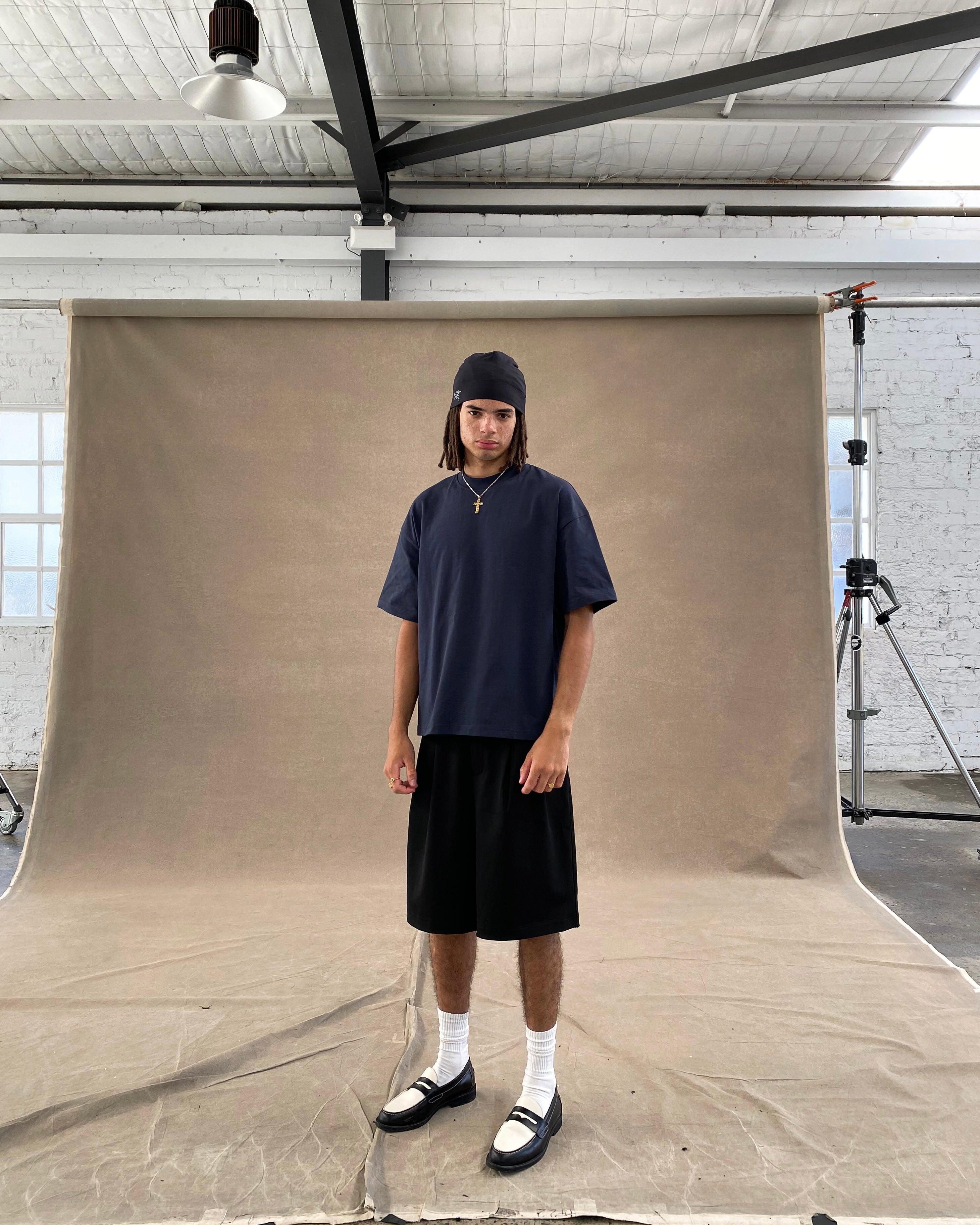SIGNATURE BLANK T-SHIRT – NAVY BLUE