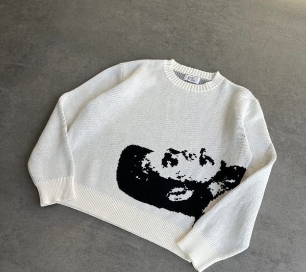 White Knit “Pixel Art” 867534
