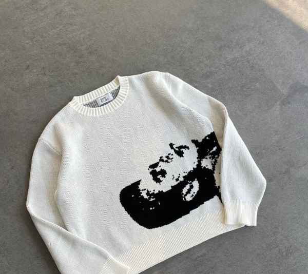 White Knit “Pixel Art” 867534