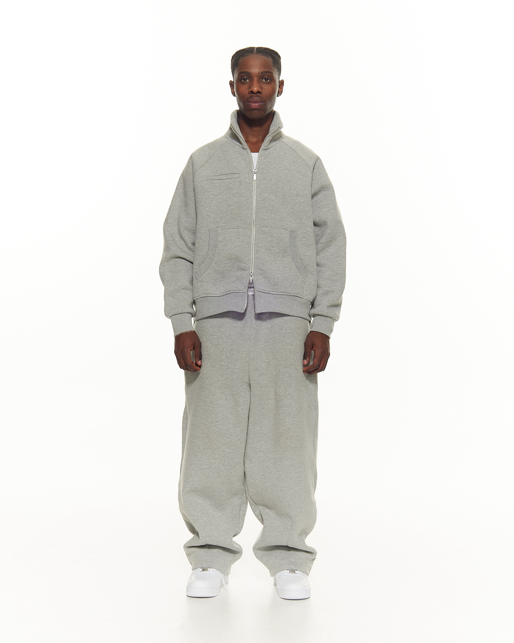 COZY TRACK JACKET – GREY