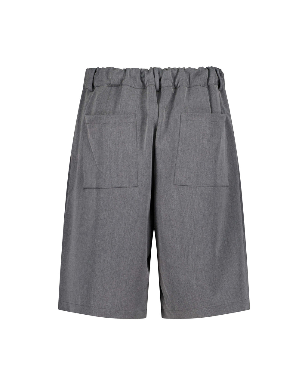 PLEATED SHORTS – GRAY