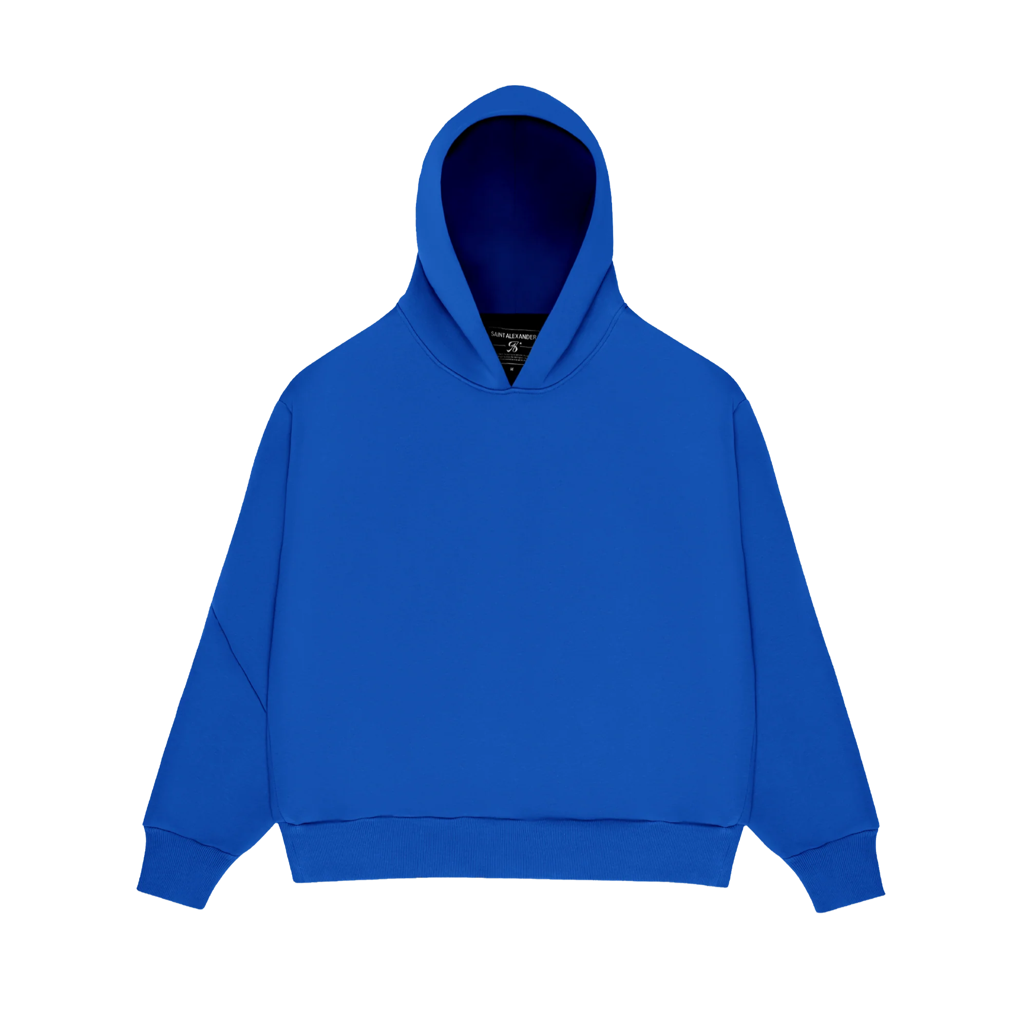 MONOCHROME HOODIE BRIGHT BLUE