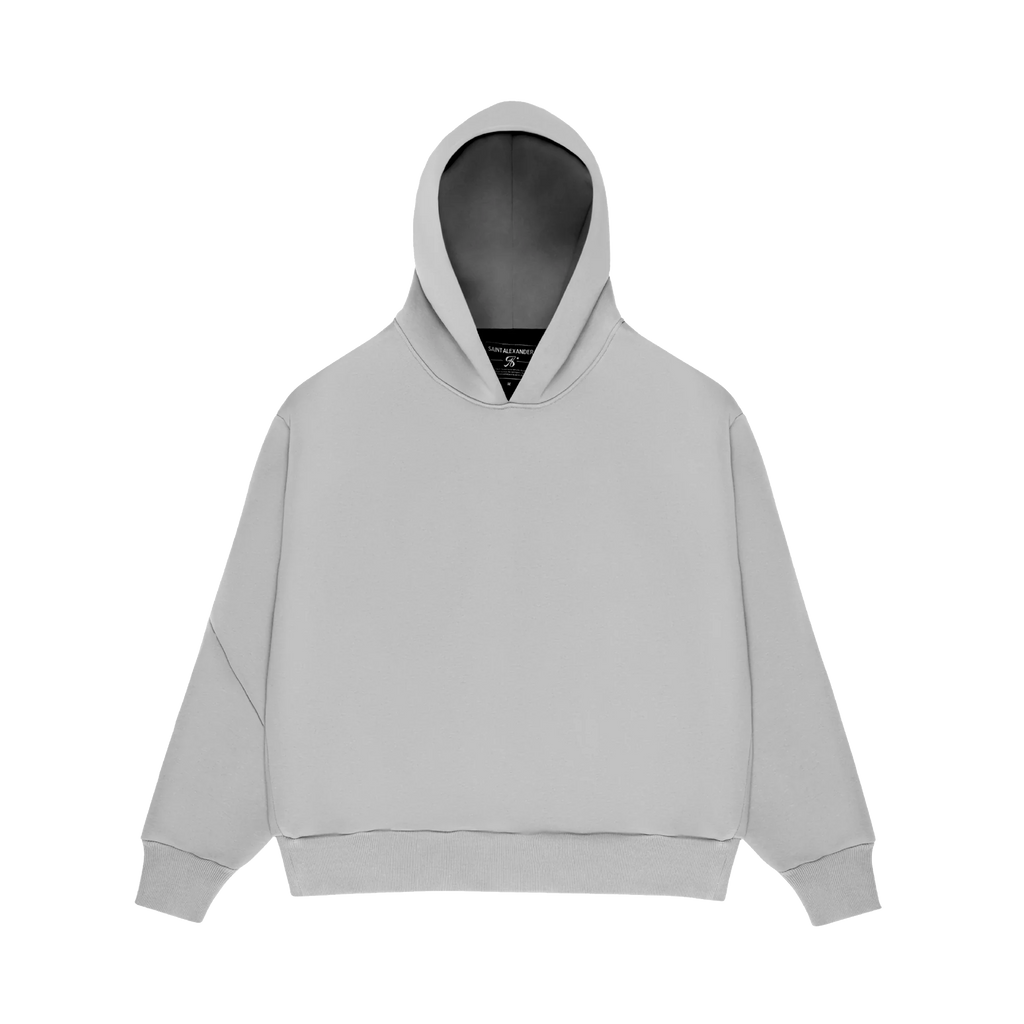 MONOCHROME HOODIE ICY GRAY