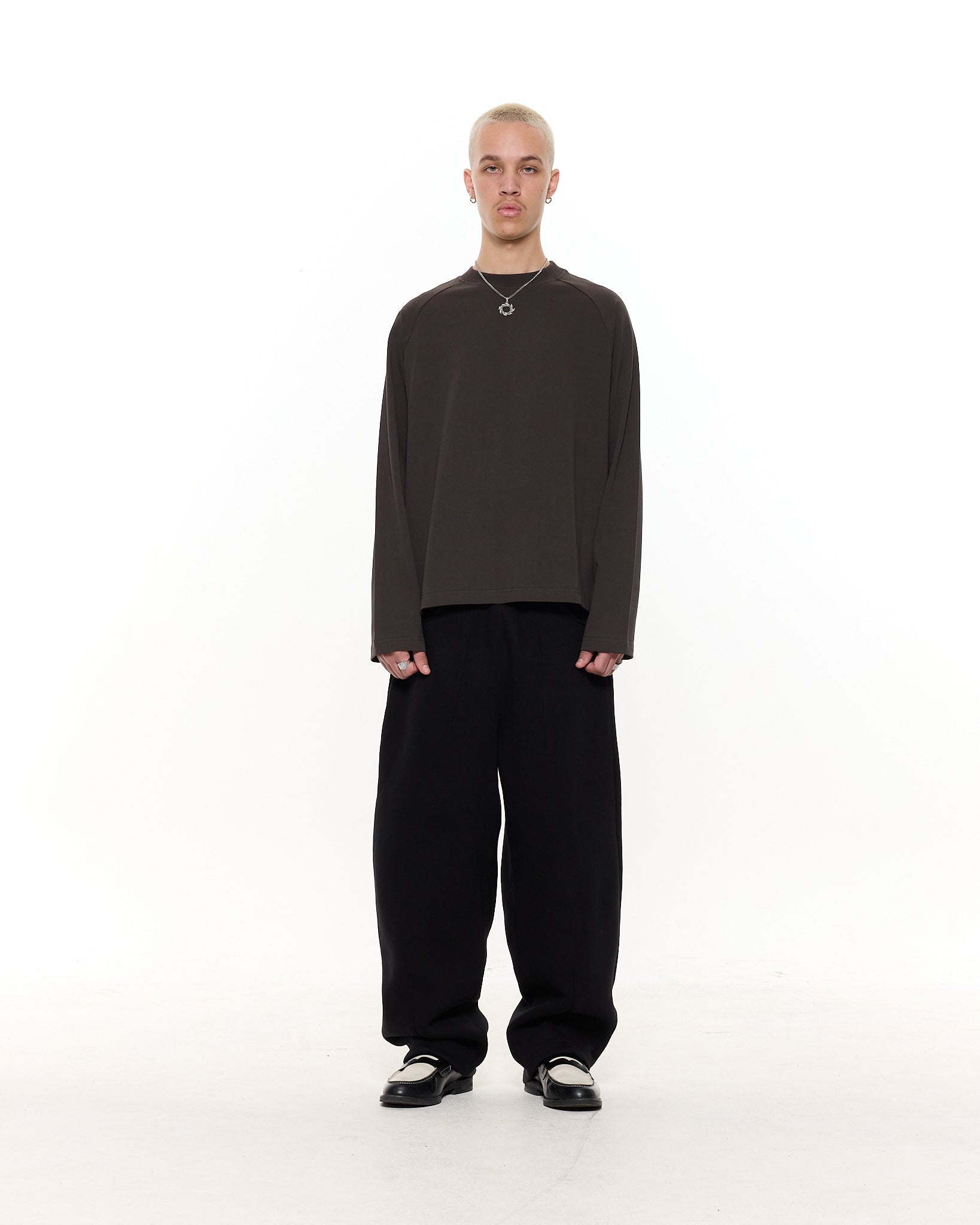 LONG SLEEVE T-SHIRT – COFFEE