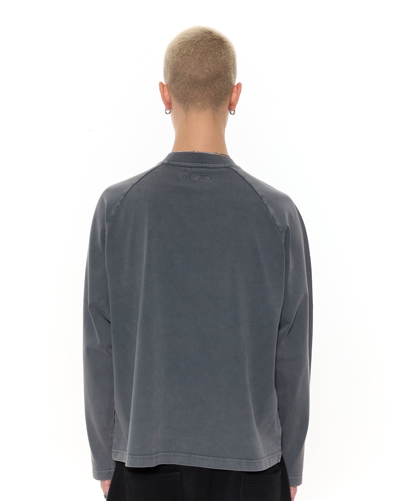 LONG SLEEVE T-SHIRT – FADED WHITE