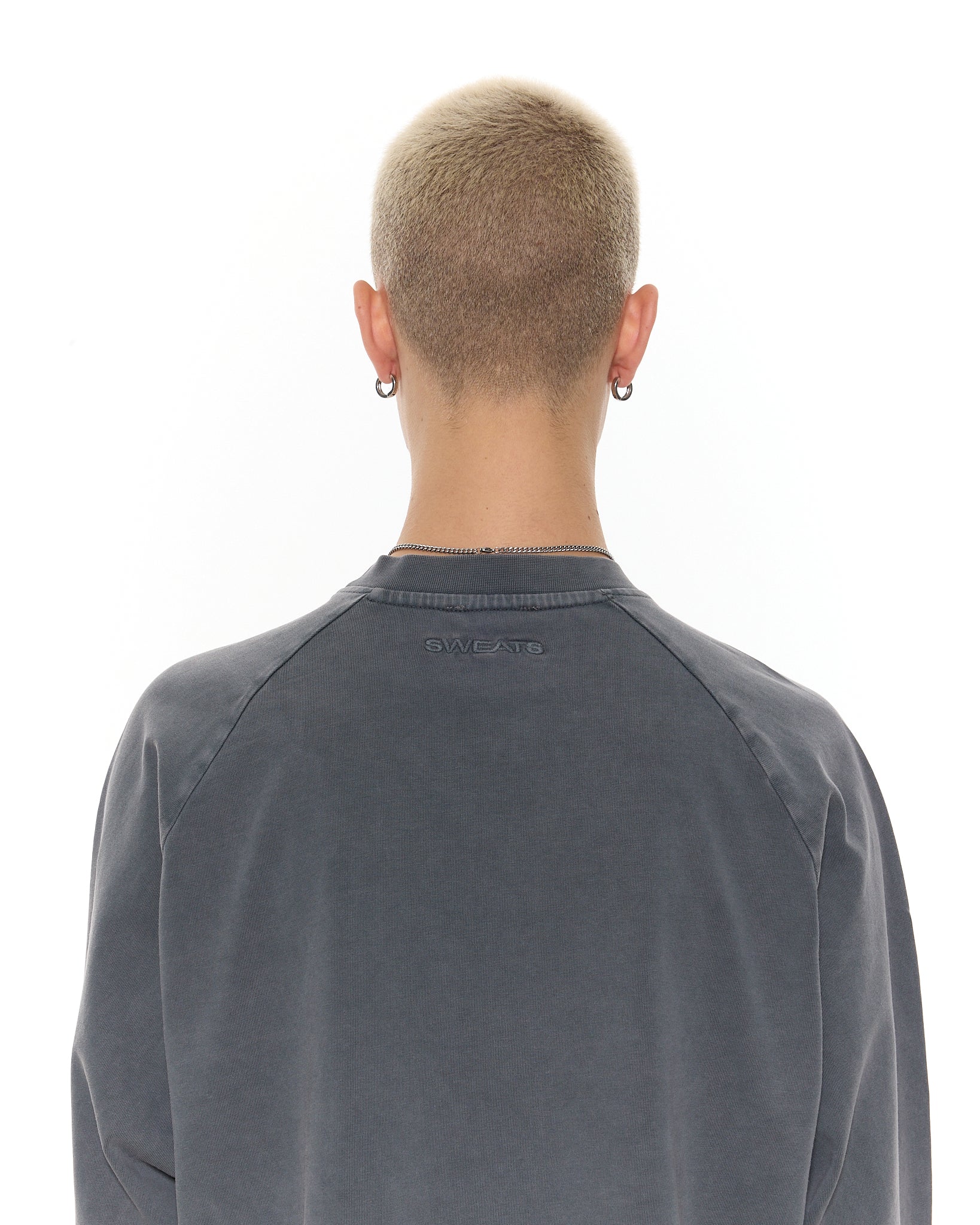 LONG SLEEVE T-SHIRT – FADED WHITE