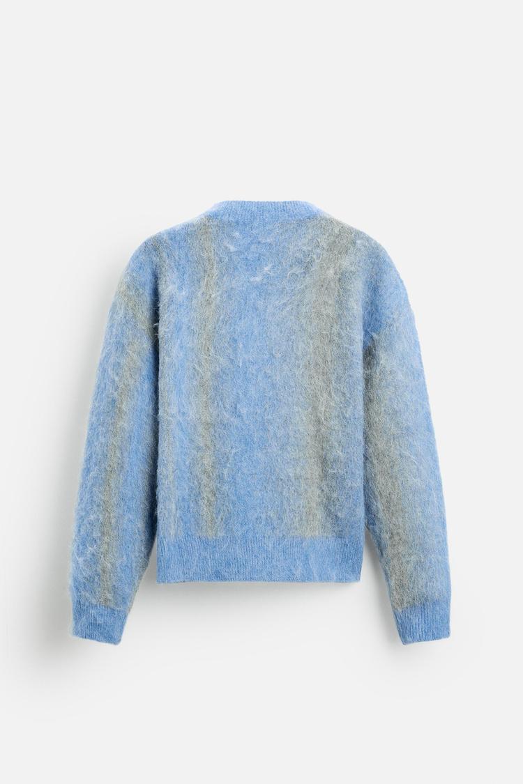Textured Knit in Blue 868762