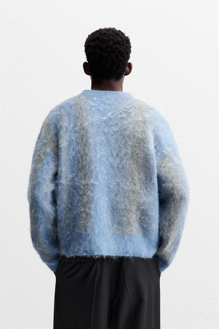 Textured Knit in Blue 868762