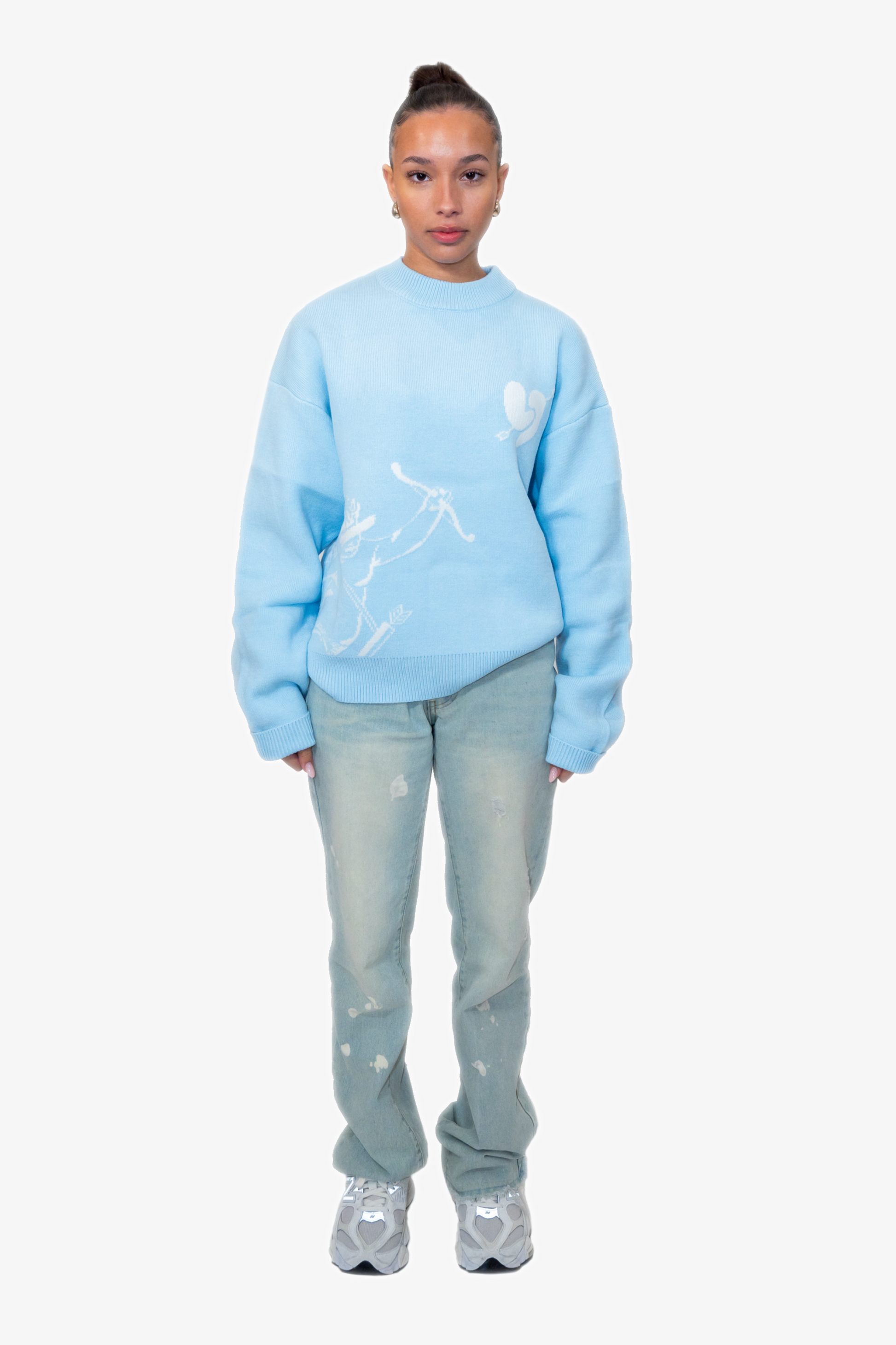 Oversized Knit “Love Arrow” 244574