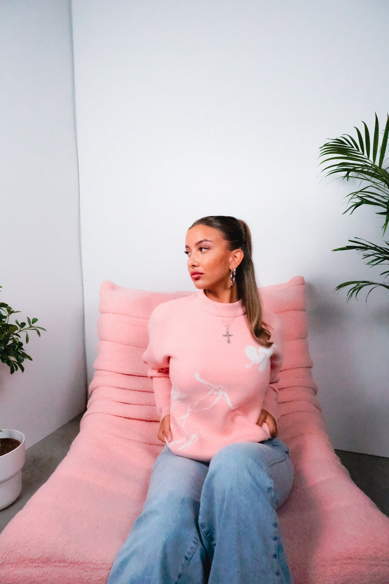 Oversized Knit “Love Arrow” 244574